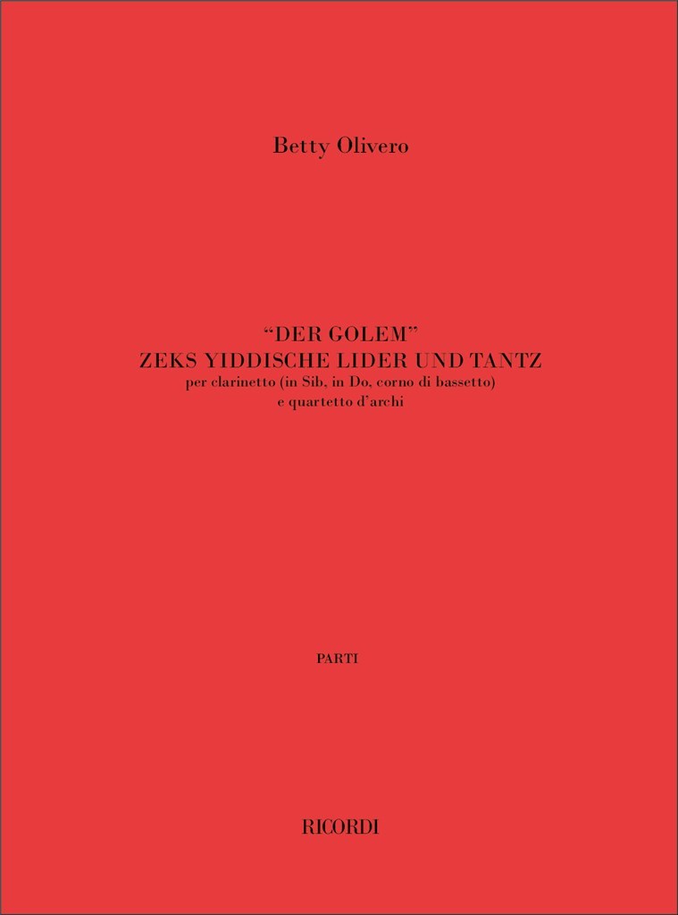 Der Golem Zeks Yiddishe Lider Un Tanz